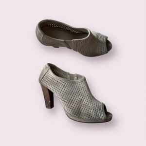 Browns Peep Toe Suede Heels